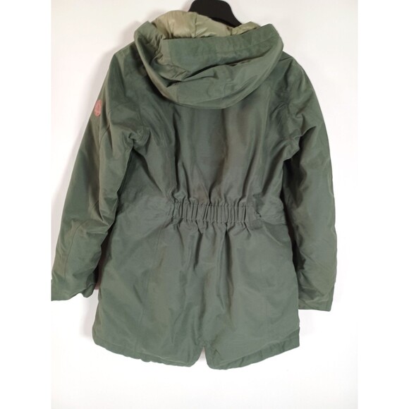 Alpine Design Down Jacket Women's Medium Winter Cold Hooded Waist Toggle - Picture 8 of 11